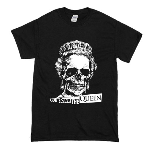 God Save The Queen – Sex Pistols Skull T Shirt (Oztmu)