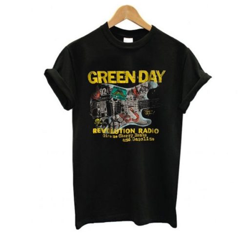 Green Day Revolution Radio Band T Shirt (Oztmu)