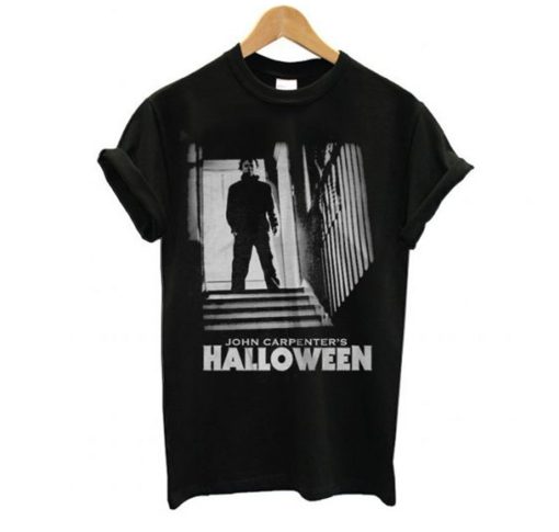 Halloween Michael Myers Stairs T Shirt (Oztmu)