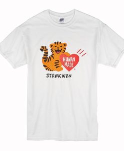 Human Made Tiger Heart T Shirt (Oztmu)