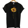 Sunflower Butterfly never give up T Shirt (Oztmu)