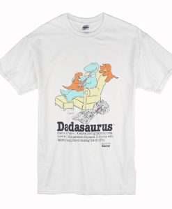 80s Dadasaurus Dinosaurs Cliff Galbraith Funny Cartoon Cute Dad T-Shirt (Oztmu)