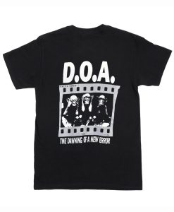 90s DOA The Black Spot Album Dawning New Error T Shirt Back (Oztmu)