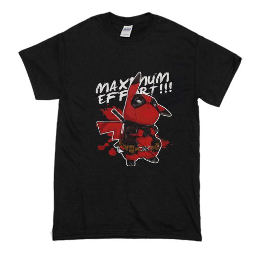 Deadpool Maximum Effort Adult T Shirt (Oztmu)