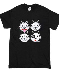 Felix The Cat shirt Kiss Parody T Shirt (Oztmu)