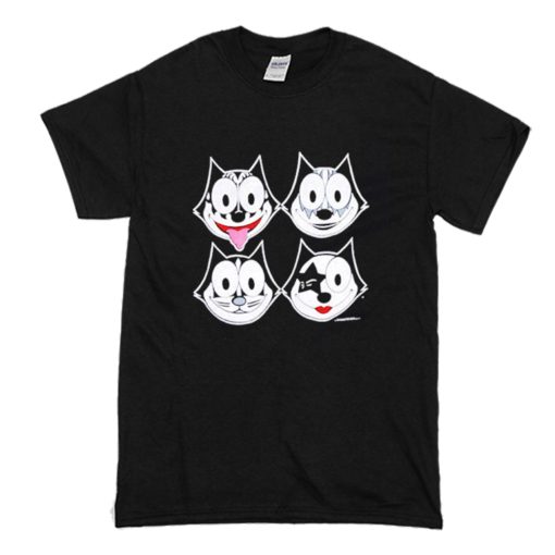 Felix The Cat shirt Kiss Parody T Shirt (Oztmu)