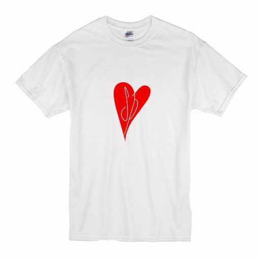 Red Heart Smashing Pumpkins Band T Shirt (Oztmu)