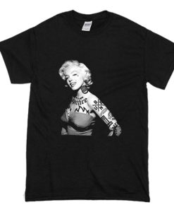 Spitfire Wheels Marilyn Monroe Tattoo T Shirt (Oztmu)