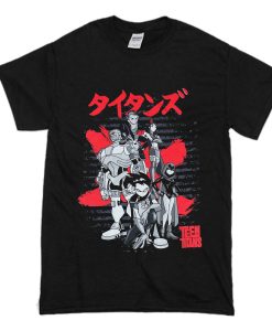 Teen Titans Japanese Logo T Shirt (Oztmu)