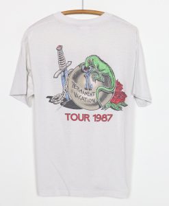 1987 Aerosmith Permanent Vacation Tour T Shirt (Oztmu)