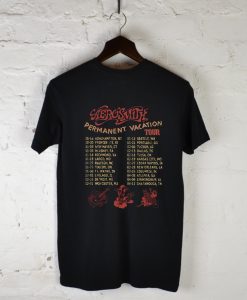 AEROSMITH PERMANENT VACATION TOUR T Shirt (Oztmu)