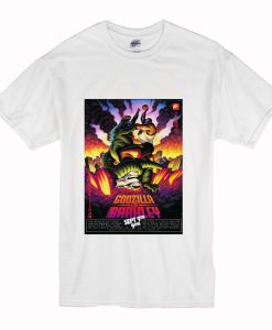 Godzilla Vs. Charles Barkley Poster T-Shirt (Oztmu)