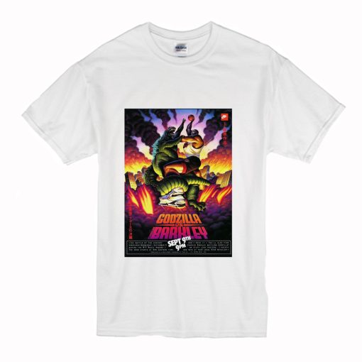 Godzilla Vs. Charles Barkley Poster T-Shirt (Oztmu)