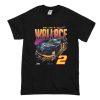 Rusty Wallace Black Vintage Car T Shirt (Oztmu)