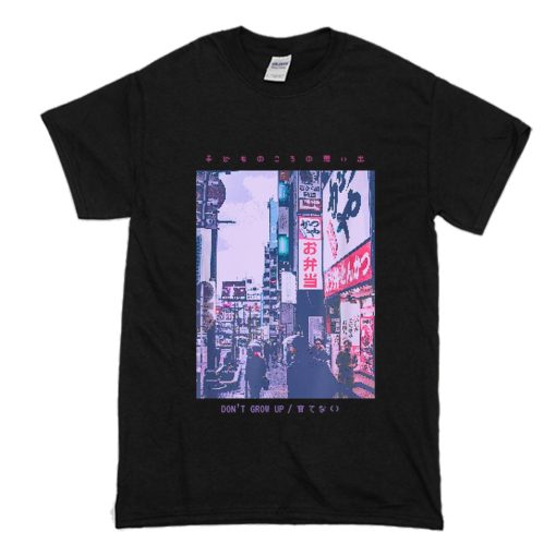 90s Lofi Tokyo Japanese T Shirt (Oztmu)