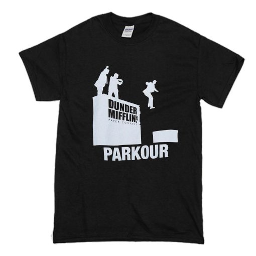 Dunder Mifflin Parkour T Shirt (Oztmu)