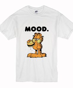 Garfield Mood Eating Burger T Shirt (Oztmu)