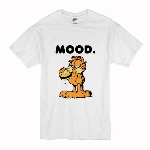 Garfield Mood Eating Burger T Shirt (Oztmu)