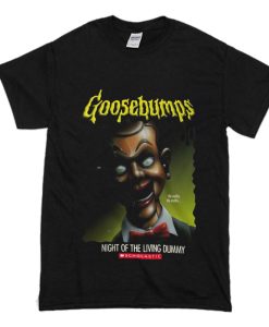 Goosebumps Night Of The Living Dummy T Shirt (Oztmu) Black