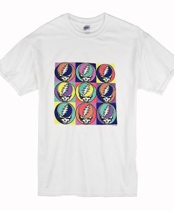 Grateful Dead Skull Warhol T Shirt (Oztmu)