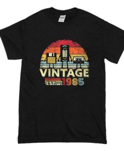 1985 Vintage Birthday T Shirt (Oztmu)