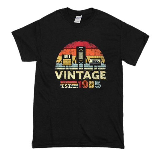 1985 Vintage Birthday T Shirt (Oztmu)