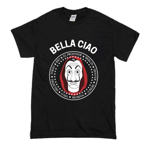 Bella Ciao Money Heist T-Shirt (Oztmu)