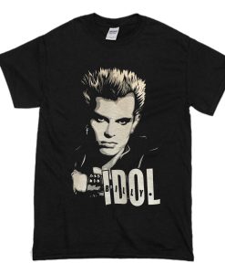 Billy Idol T Shirt (Oztmu) Black