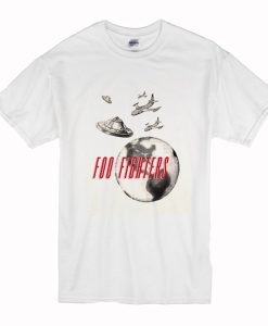 Foo Fighters UFO Planes T Shirt (Oztmu)