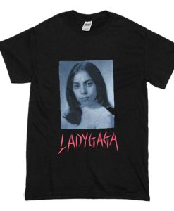 Lady Gaga School Photo T Shirt (Oztmu)