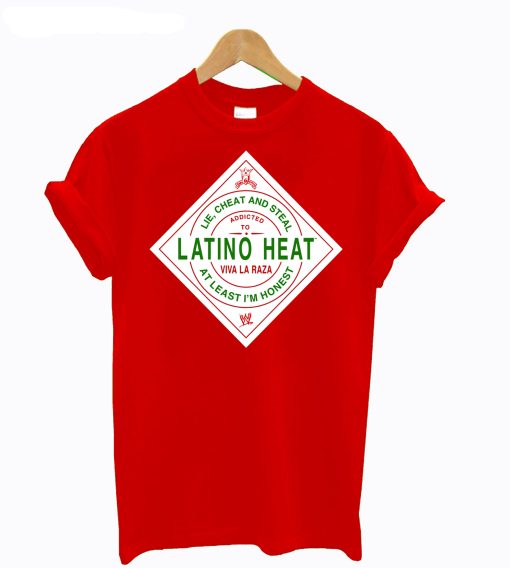 Latino Heat Eddie Red Hot Sauce T-Shirt (Oztmu)