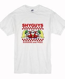 Shy Guys Burgers n Fries T Shirt (Oztmu)