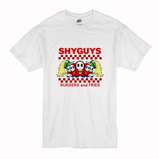 Shy Guys Burgers n Fries T Shirt (Oztmu)