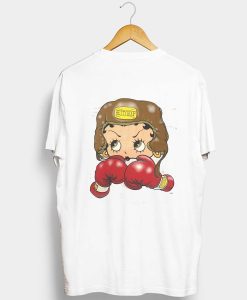 Betty Boop Boxing T-Shirt (Oztmu)Back