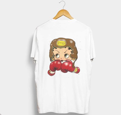 Betty Boop Boxing T-Shirt (Oztmu)Back