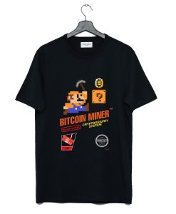 Bitcoin Miner Super Mario Kripto T Shirt (Oztmu)