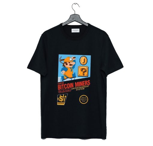 Bitcoin Miner Super Mario T Shirt (Oztmu)