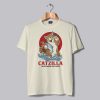 Catzilla White T Shirt (Oztmu)