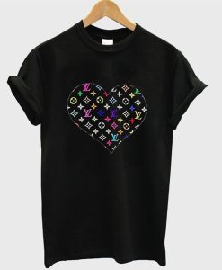 Colorful LV Heart T-Shirt (Oztmu)