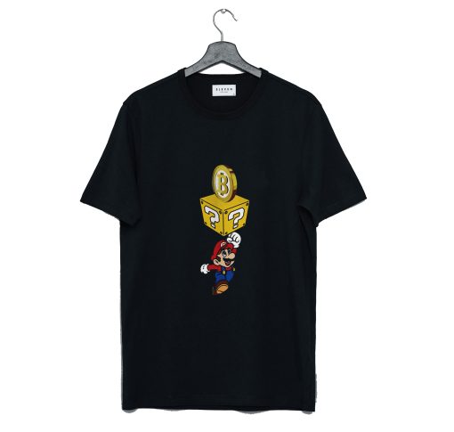 Funny Super Mario 3 Bitcoin T-Shirt (Oztmu)