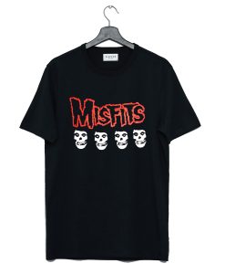 Misfits 4 Skull Logo T-Shirt (Oztmu)