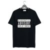 Parental Advisory Black T-Shirt (Oztmu)