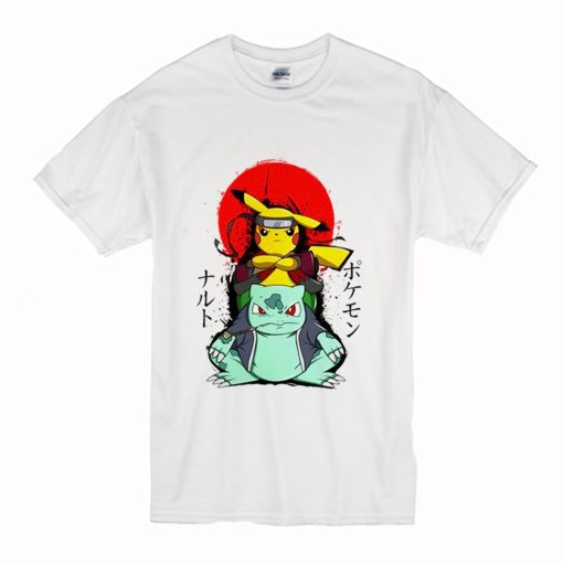 Pikuto - Pikachu Bulbasaur T Shirt (Oztmu)