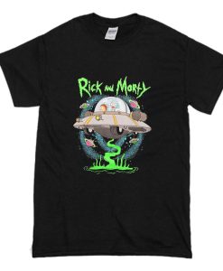 Rick And Morty UFO Big T Shirt (Oztmu)