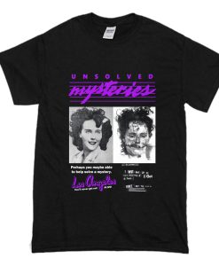 Unsolved Mysteries Black Dahlia T-Shirt (Oztmu)