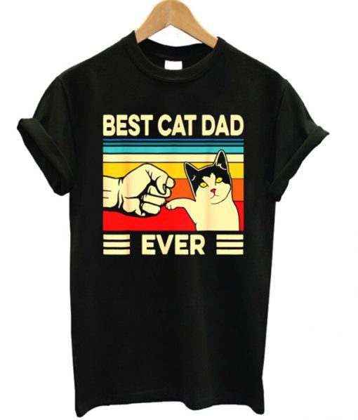 Best Cat Dad Ever T-Shirt (Oztmu)