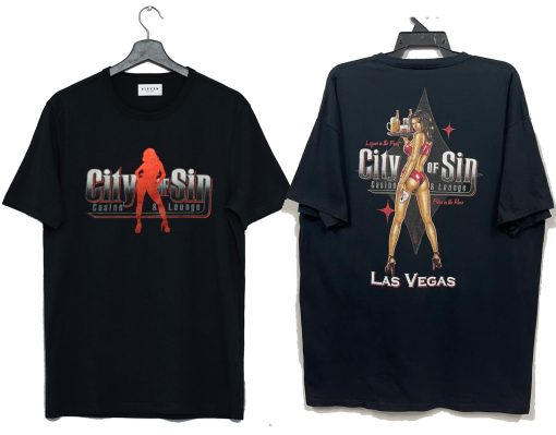 City Of Sin Casino Lounge T-Shirt (Oztmu)