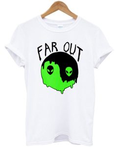 Far Out Yin Yang Alien Planet T-Shirt (Oztmu)