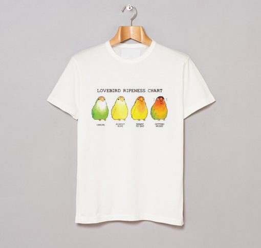 Lovebird Ripeness Chart T Shirt (Oztmu)