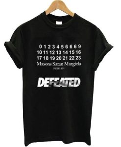 Masons Satan Margiela Perish Defeated T-Shirt (Oztmu)